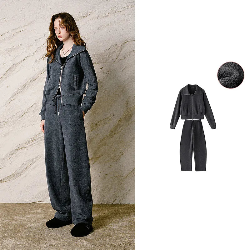 Zip-Jacket and Pants Set