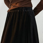 Side-Slit Long Skirt