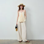 Striped Pleated Camisole