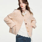 Shaggy Crewneck Jacket