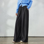 Pleated Wide-Leg Pants