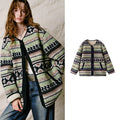 Fair Isle Button-Front Jacket